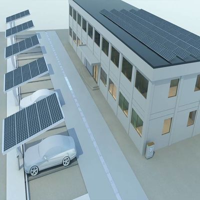 Dobra cena. 5deg Galvanized Carport Solar Panel Mounting Structures w Internecie