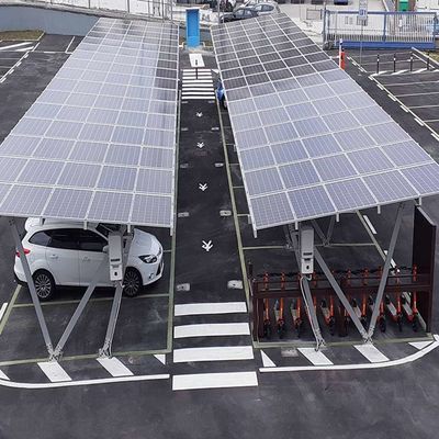 Dobra cena. Lightweight Anticorrosive Steel Frame Carport Solar Systems w Internecie