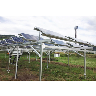 Dobra cena. Q235B / Q345B Steel Solar Ground mounting system ground solar structure solar bracket w Internecie