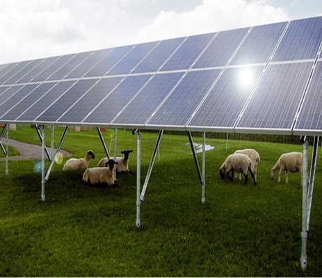 Dobra cena. SGS Open Field Solar Mounting Structure With concrete foundation solar bracket solar mounting system w Internecie