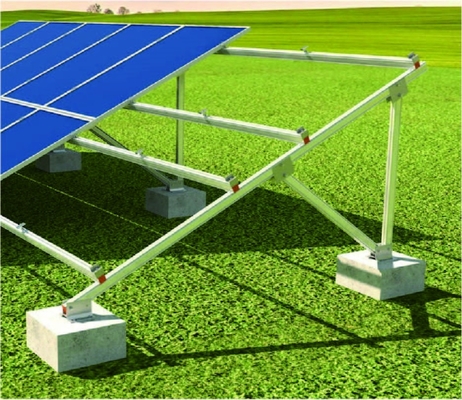 Dobra cena. Solar Power plant module mounting structure brackets kit ground mounting system solar bracket w Internecie