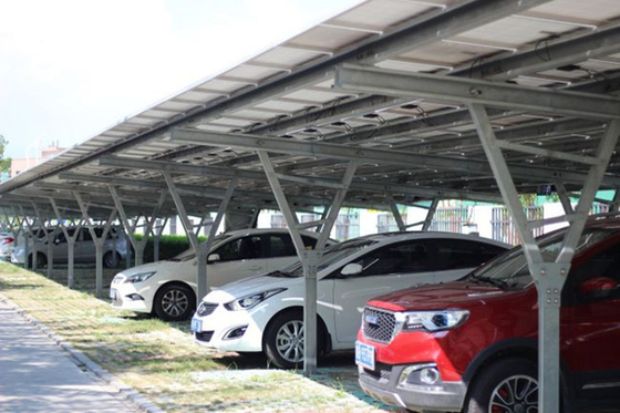 Dobra cena. On/Off Grid Carbon Steel Solar Panel Carport Mounting Structure w Internecie
