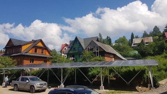 Dobra cena. Framed Ground Mounted Solar Pv Systems Anodized For car packing carport solar bracket w Internecie