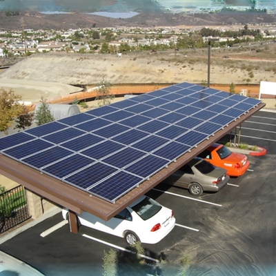 Dobra cena. Aluminium Carport Solar Racking Ground Mounted Solar structure carport solar mounting system w Internecie